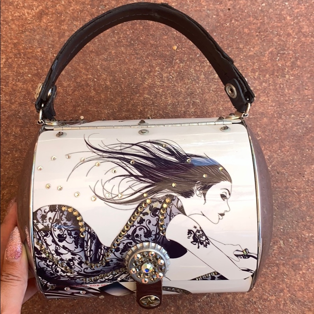 Fine Little Earth License Plate Purse